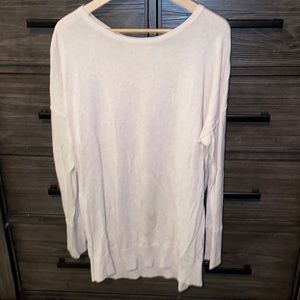 Tan Ruby Moon long sleeve zip back sweater